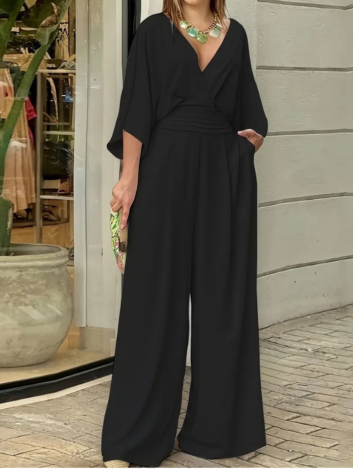 NM Black Jumpsuit - Nueva Moda Boutique By Giselly