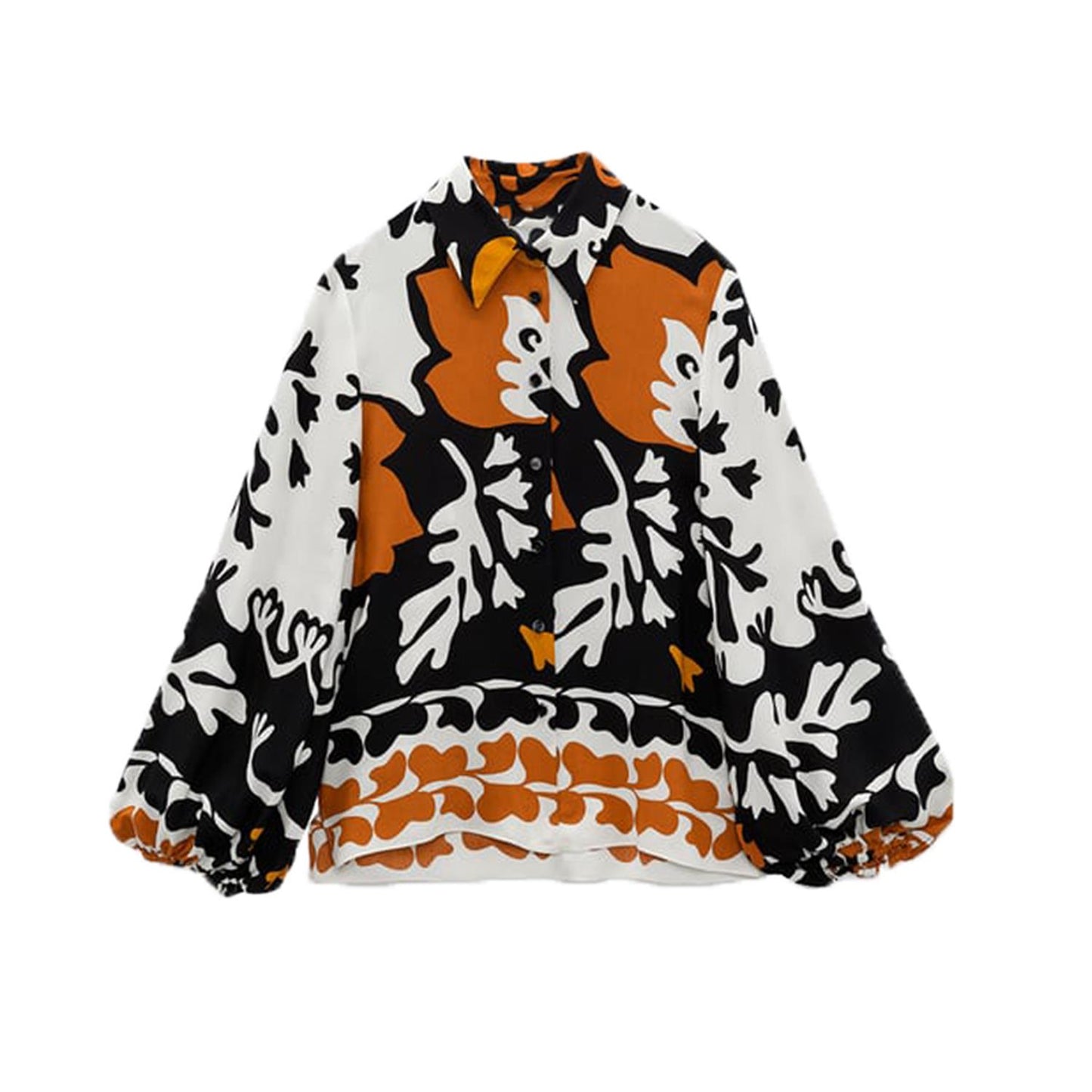 Woman Pieces Fashion Printed Shirt Casual Long Sleeve Top Women Pants Sets Ladies Suit