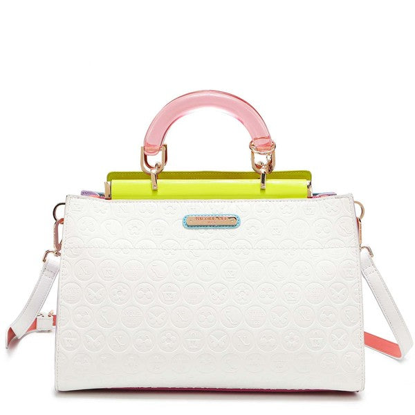 NICOLE LEE DULCE STRUCTURED SATCHEL - Nueva Moda Boutique By Giselly