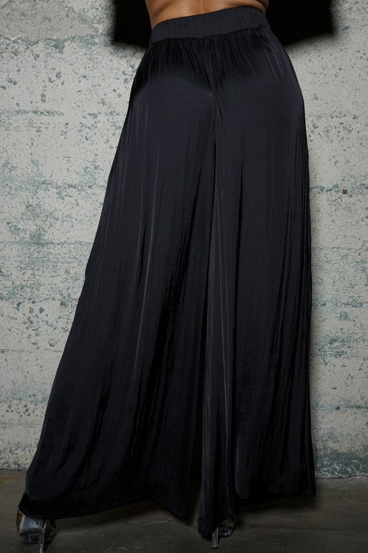 Full Pleated Dressy Pants - Nueva Moda Boutique By Giselly