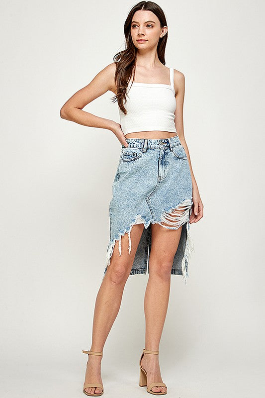 Women's Denim Skirts - Nueva Moda Boutique By Giselly
