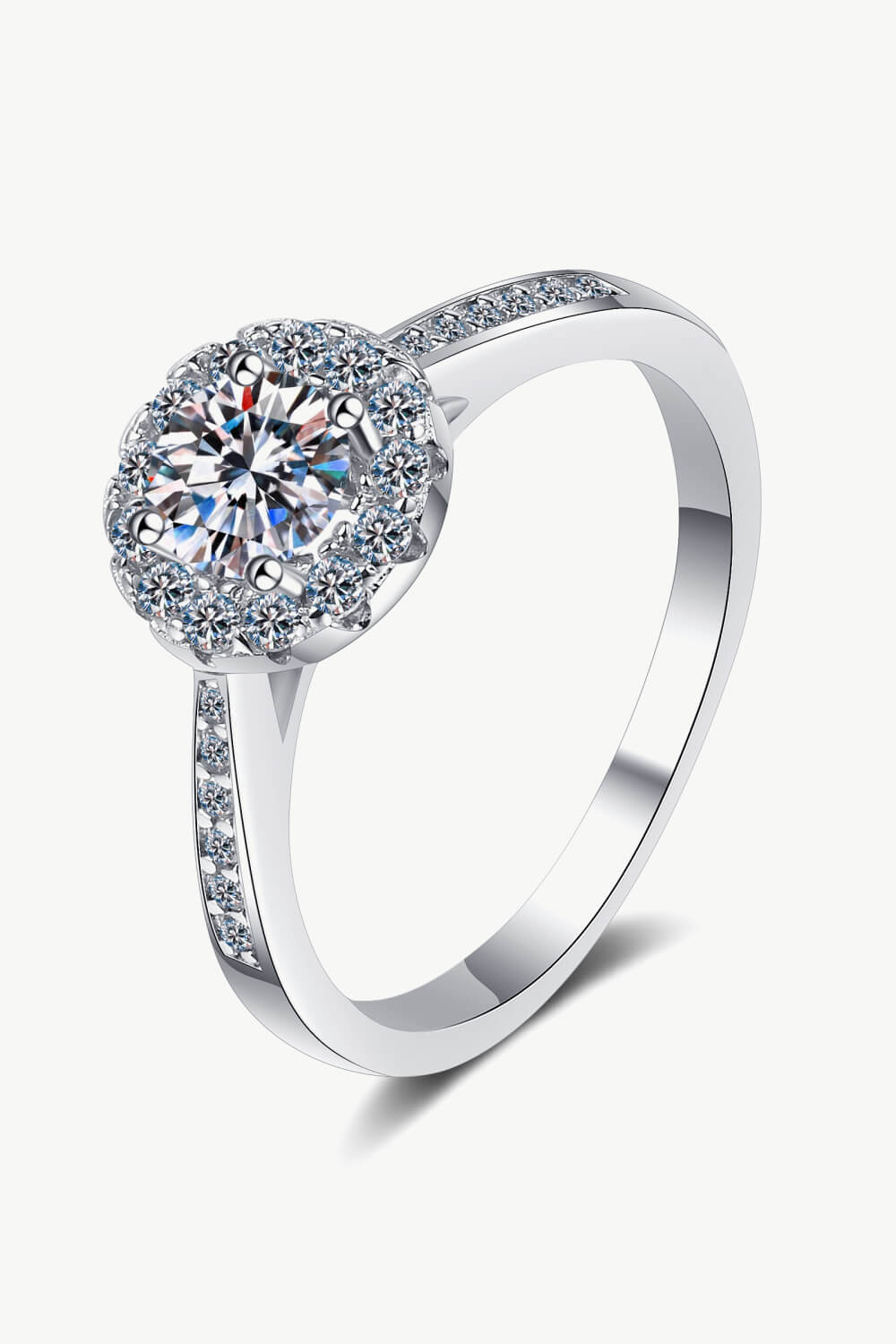 Moissanite 925 Sterling Silver Ring - Nueva Moda Boutique By Giselly