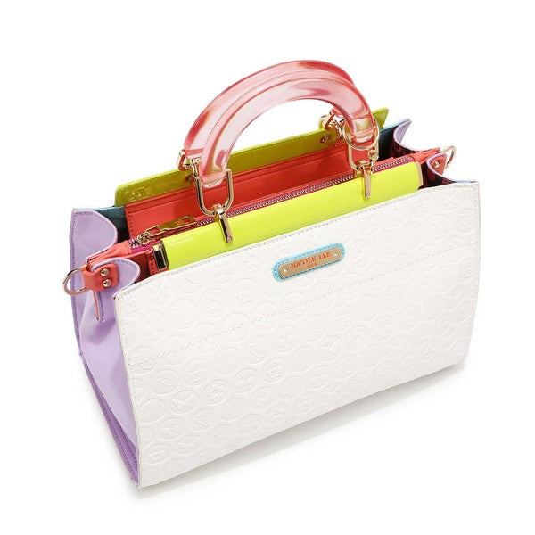 NICOLE LEE DULCE STRUCTURED SATCHEL - Nueva Moda Boutique By Giselly