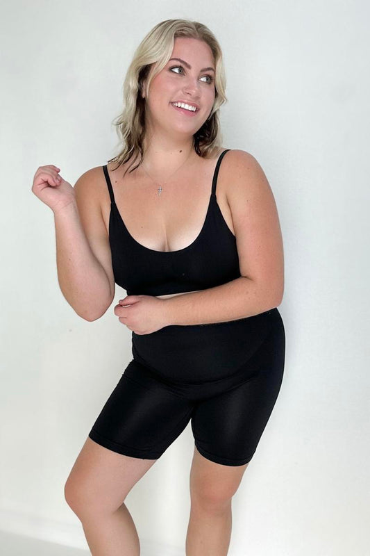 FawnFit Solid Seamless Sports Bra & Butt Lift Shorts Set - Nueva Moda Boutique By Giselly