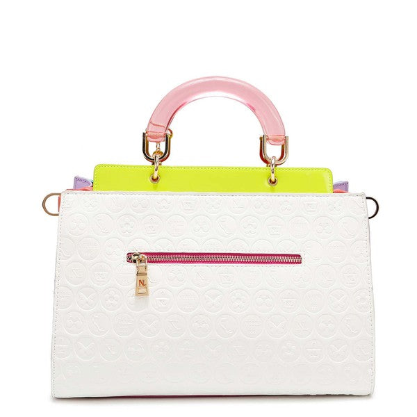 NICOLE LEE DULCE STRUCTURED SATCHEL - Nueva Moda Boutique By Giselly