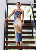 Vestido Floral Elegante Strapless – Ocasiones Especiales