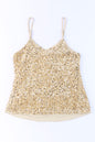 Sequin V-Neck Cami -  Nueva Moda Boutique By Giselly 