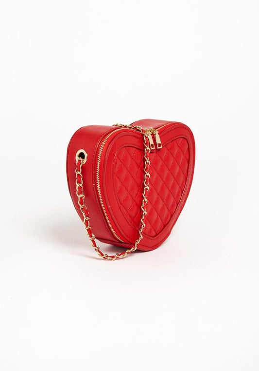 HEART SHAPED CROSSBODY BAG -  Nueva Moda Boutique By Giselly 