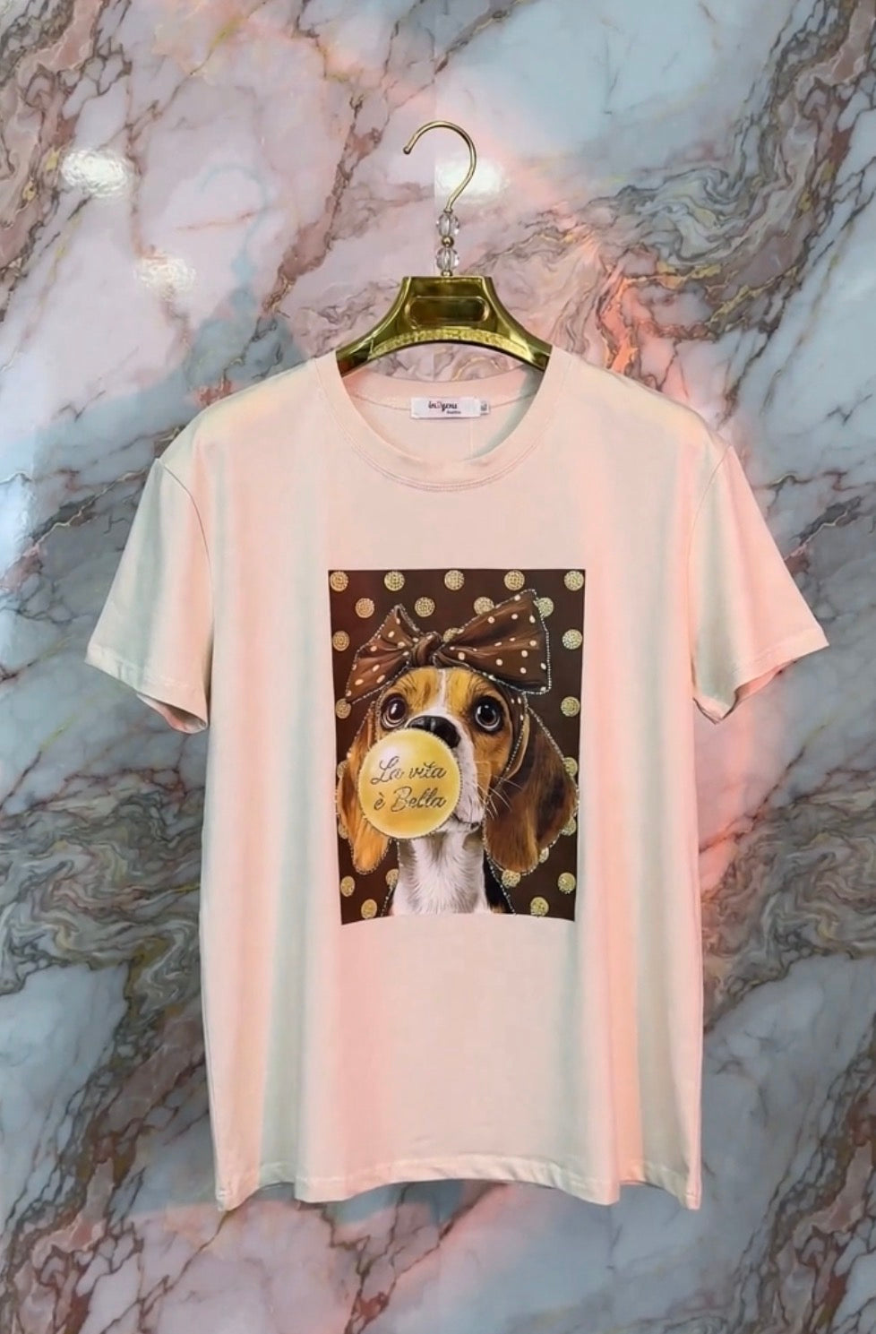 Plus size Tee La Vita E Bella