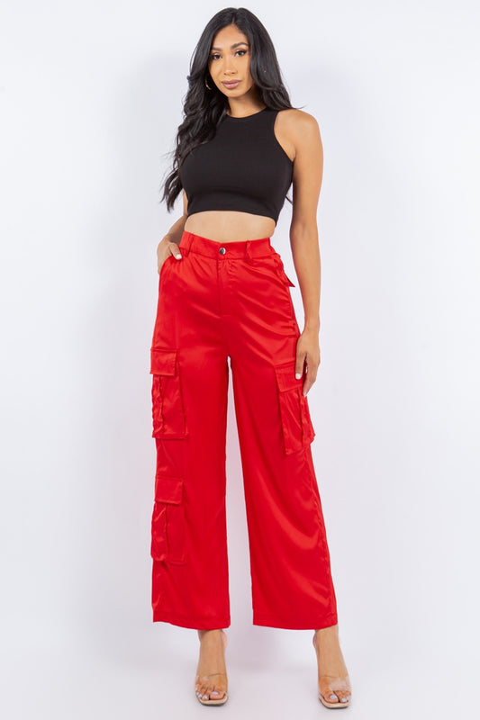 Cargo Red -  Nueva Moda Boutique By Giselly 