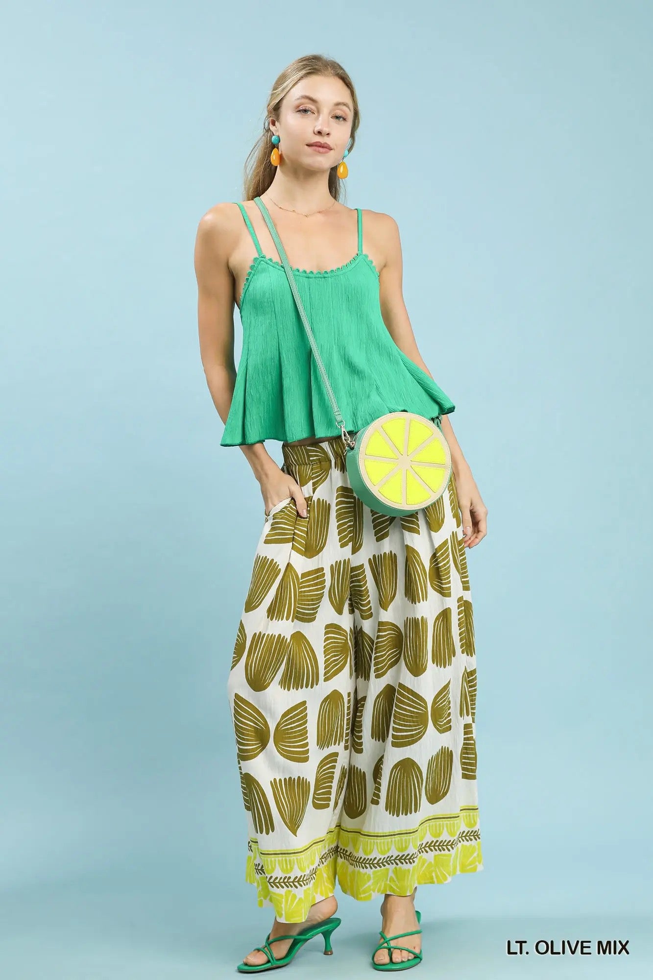 Olive Mix Pant