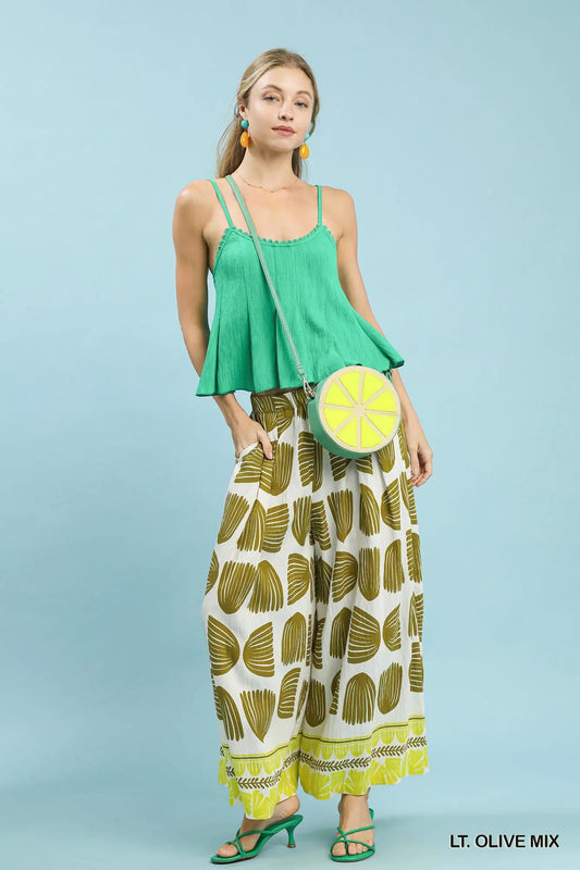 Olive Mix Pant