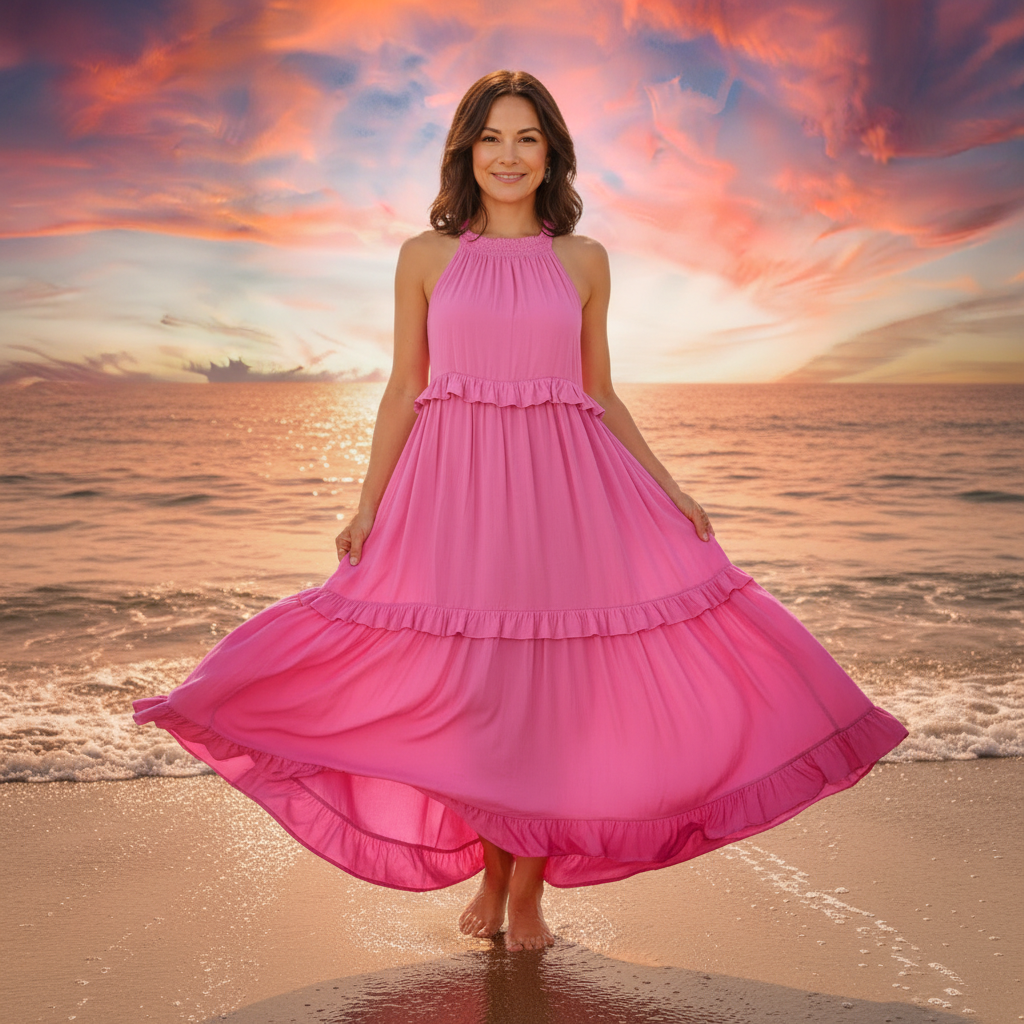 Maxi Dress Rosa