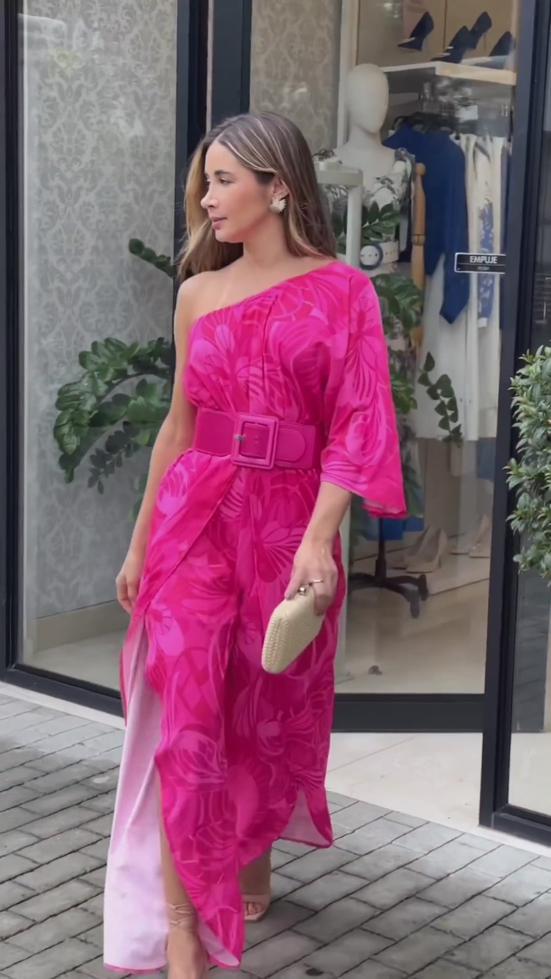 ONE SHOULDER TULIP JUMPSUIT