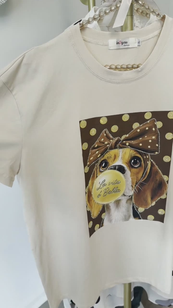 Plus size Tee La Vita E Bella