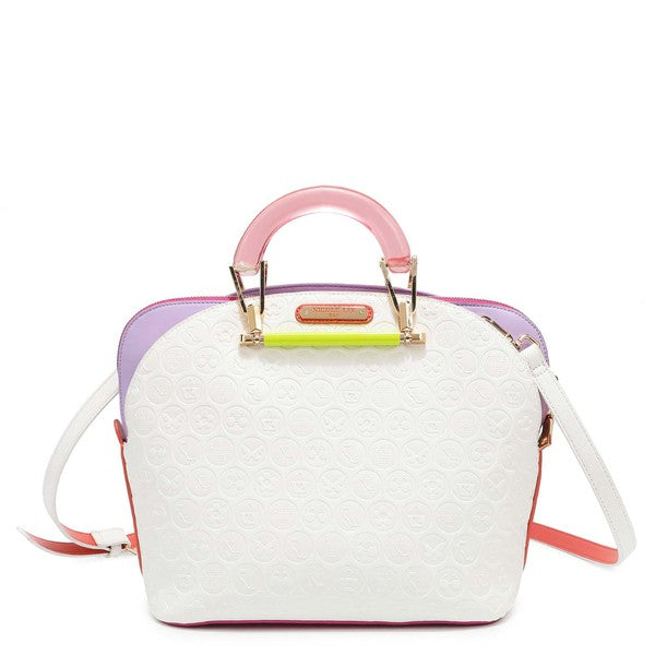 NICOLE LEE DULCE DOME SATCHEL -  Nueva Moda Boutique By Giselly 