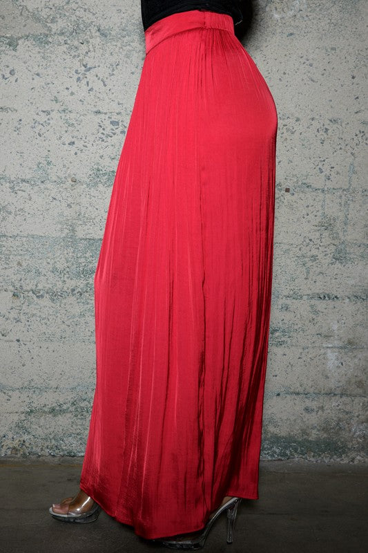 Full Pleated Dressy Pants -  Nueva Moda Boutique By Giselly 