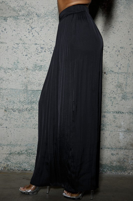 Full Pleated Dressy Pants -  Nueva Moda Boutique By Giselly 