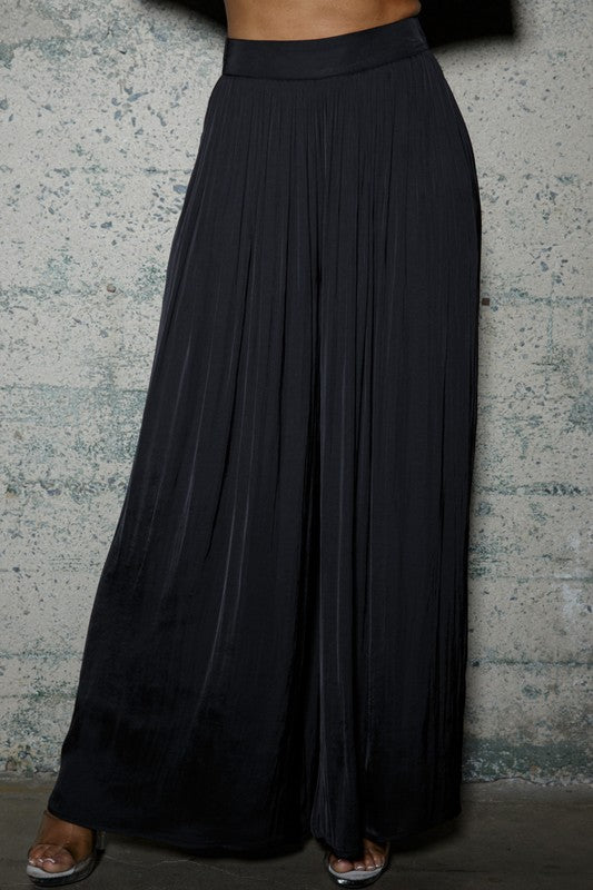 Full Pleated Dressy Pants -  Nueva Moda Boutique By Giselly 