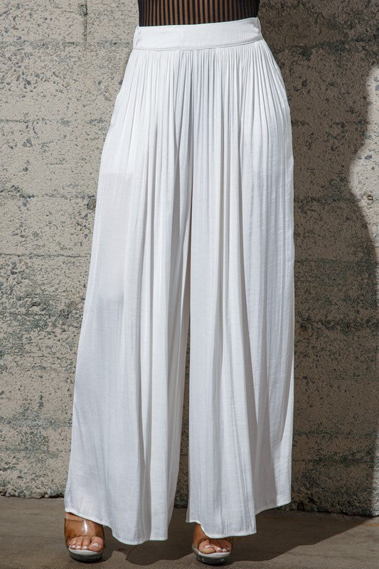 Full Pleated Dressy Pants -  Nueva Moda Boutique By Giselly 