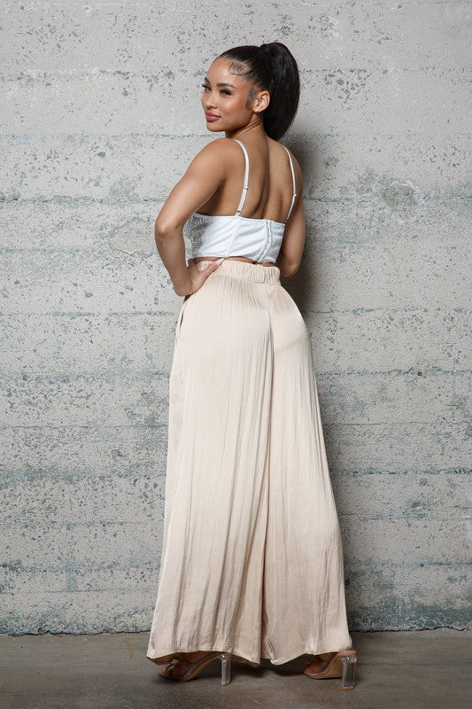 Full Pleated Dressy Pants -  Nueva Moda Boutique By Giselly 