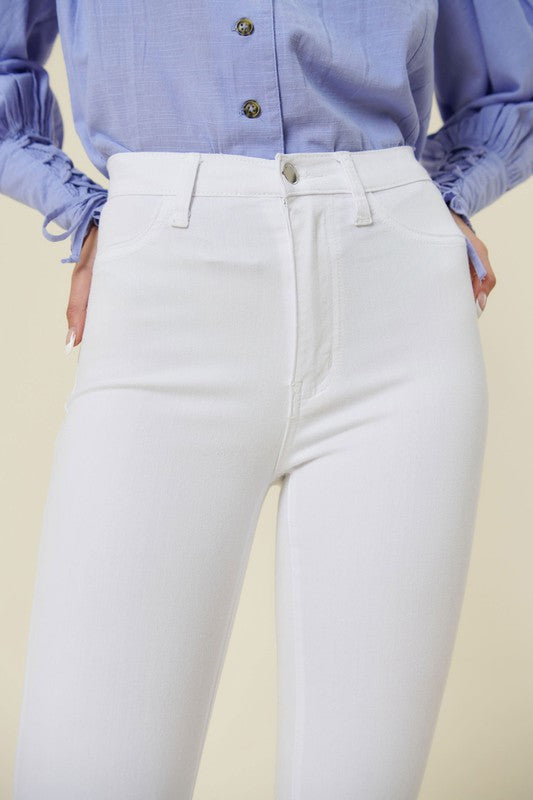 High Waisted Flare Jeans -  Nueva Moda Boutique By Giselly 