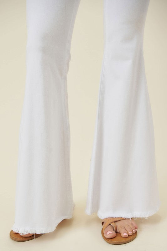 High Waisted Flare Jeans -  Nueva Moda Boutique By Giselly 