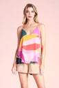 Metamorphosis Print Cami Top -  Nueva Moda Boutique By Giselly 