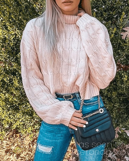 Vegan Leather Quilted Flap Bag -  Nueva Moda Boutique By Giselly 