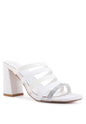 PEACHES MULTI STRAP DIAMANTE DETAIL SANDALS -  Nueva Moda Boutique By Giselly 