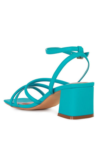 Right Pose Croc Mid Block Heel Casual Sandals -  Nueva Moda Boutique By Giselly 