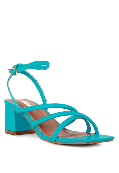 Right Pose Croc Mid Block Heel Casual Sandals -  Nueva Moda Boutique By Giselly 