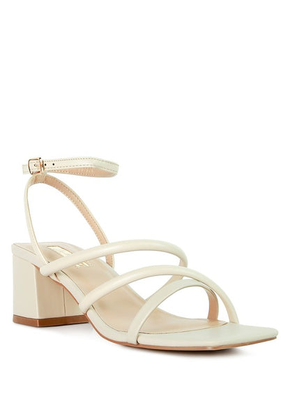 Right Pose Croc Mid Block Heel Casual Sandals -  Nueva Moda Boutique By Giselly 