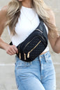 Quilted Belt Sling Bum Bag -  Nueva Moda Boutique By Giselly 