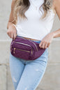 Quilted Belt Sling Bum Bag -  Nueva Moda Boutique By Giselly 
