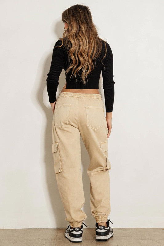 Good Drank Cargo Jeans -  Nueva Moda Boutique By Giselly 