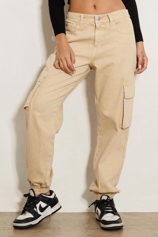Good Drank Cargo Jeans -  Nueva Moda Boutique By Giselly 
