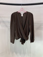 Surplice blouse long sleeve top -  Nueva Moda Boutique By Giselly 