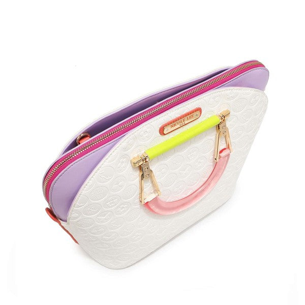 NICOLE LEE DULCE DOME SATCHEL -  Nueva Moda Boutique By Giselly 