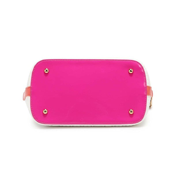 NICOLE LEE DULCE DOME SATCHEL -  Nueva Moda Boutique By Giselly 