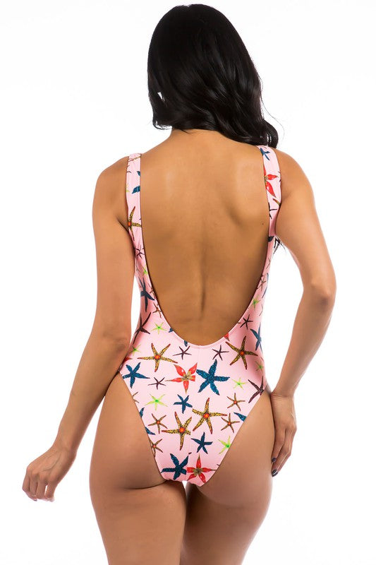 ONE-PIECE STARFISH -  Nueva Moda Boutique By Giselly 