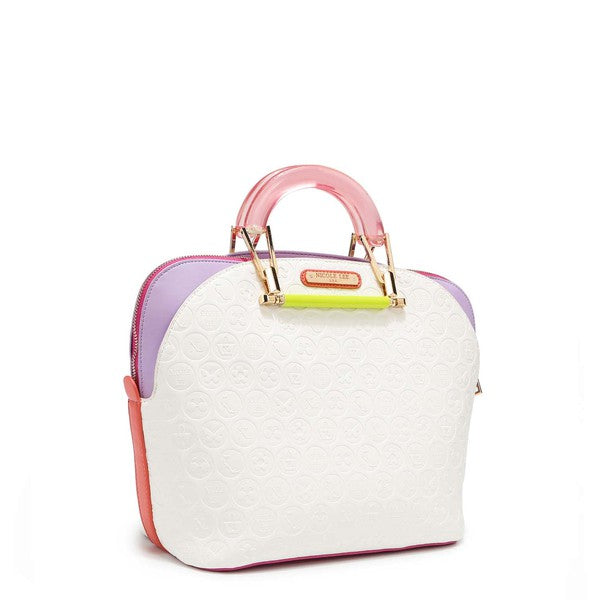 NICOLE LEE DULCE DOME SATCHEL -  Nueva Moda Boutique By Giselly 