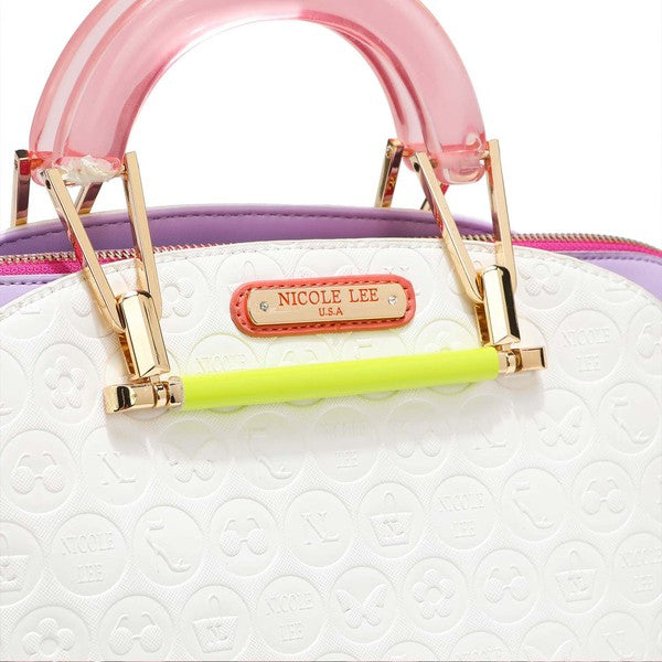 NICOLE LEE DULCE DOME SATCHEL -  Nueva Moda Boutique By Giselly 